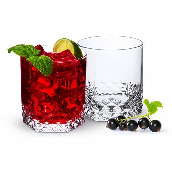 ALTOM DESIGN KAVOS szklanka do napojów / drinków / whisky kpl.6 szklanek 310 ml