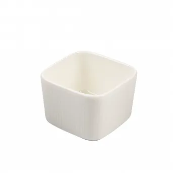 ALTOM DESIGN REGULAR kokilka małe naczynie do zapiekania porcelanowe 7,5cm kwadratowe