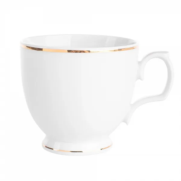 MARIAPAULA ZŁOTA LINIA filiżanka cappuccino porcelanowa 350ml