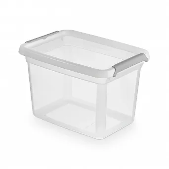 ORPLAST BASESTORE pojemnik do przechowywania z pokrywką i klipsami 2,0L 14x19x12,5cm