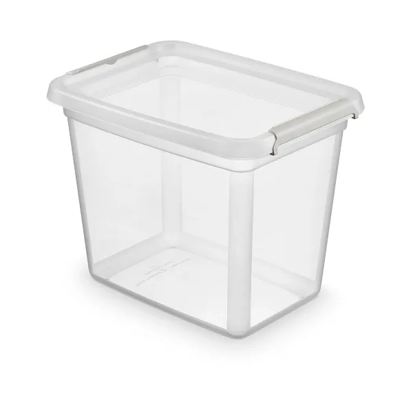 ORPLAST BASESTORE pojemnik do przechowywania z pokrywką i klipsami 20l 38x28x30cm