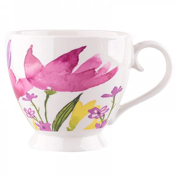 ALTOM DESIGN TULIP porcelanowa filiżanka jumbo na stopce 350ml