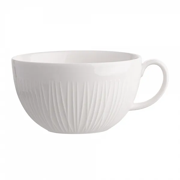 ALTOM DESIGN ALESSIA ECRU filiżanka porcelanowa jumbo 300 ml kremowa porcelana