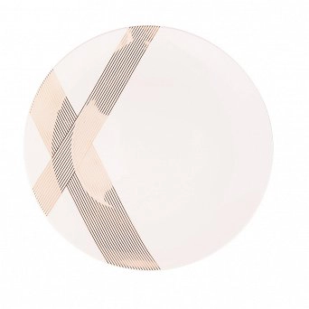 ALTOM DESIGN MODERN ART porcelanowy talerz deserowy 20cm biały