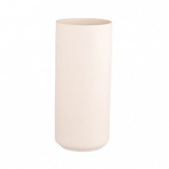 ALTOM DESIGN wazon ceramiczny 11x11x25 cm kremowy