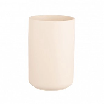 ALTOM DESIGN wazon ceramiczny 10x10x15 cm kremowy