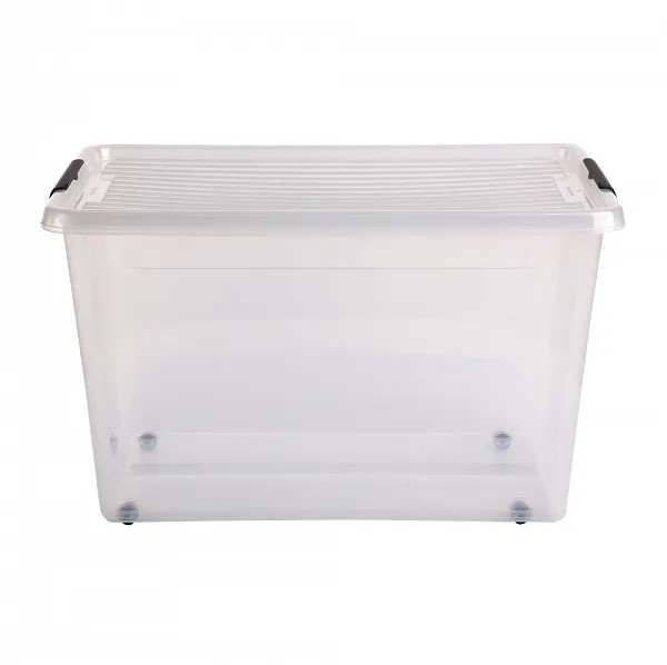 ORPLAST SIMPLE STORE Pojemnik do przechowywania z pokrywką na kółkach 60l 58x39x35cm