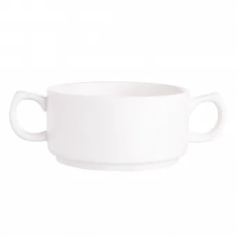 ALTOM DESIGN REGULAR bulionówka z uszami  280 ml porcelana kremowa