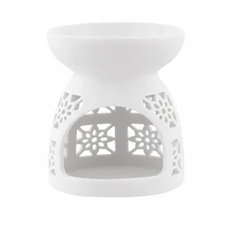 ALTOM DESIGN Porcelanowy kominek zapachowy kwadraty 7,5x7,5x9cm