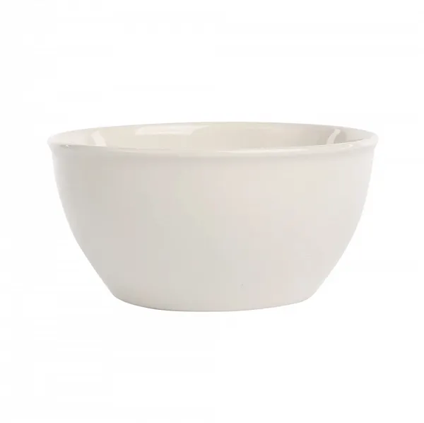 MARIAPAULA ECRU NOVA miseczka / salaterka porcelanowa okrągła z rantem 14cm