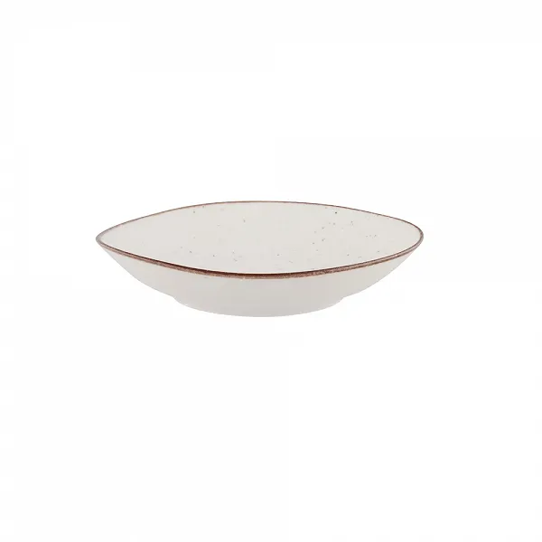 ALTOM DESIGN ORGANIC SAND Porcelanowy talerz głęboki 19,5 cm