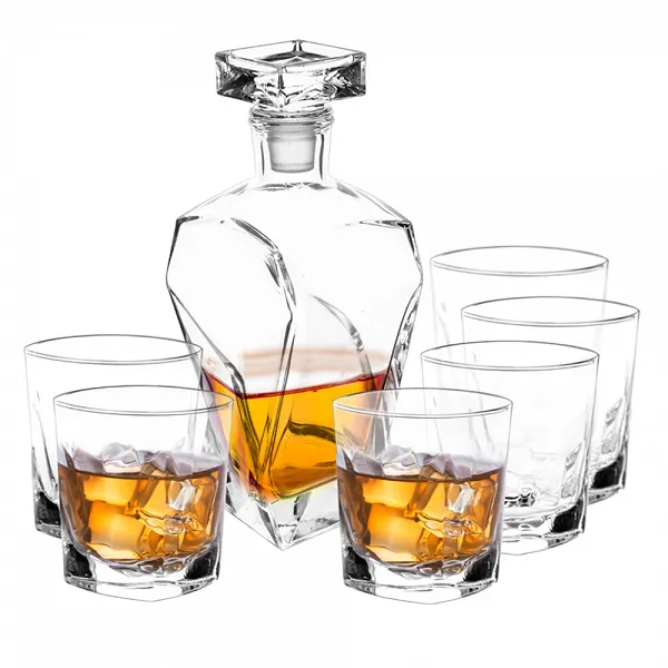 ALTOM DESIGN MARCO zestaw do whisky karafka 0,75L + 6 szklanek 280ml