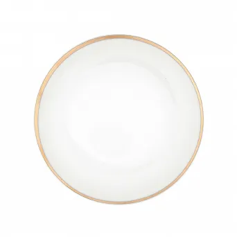 MARIAPAULA MODERNA GOLD talerzyk porcelanowy deserowy okrągły złote zdobienia 20,5cm