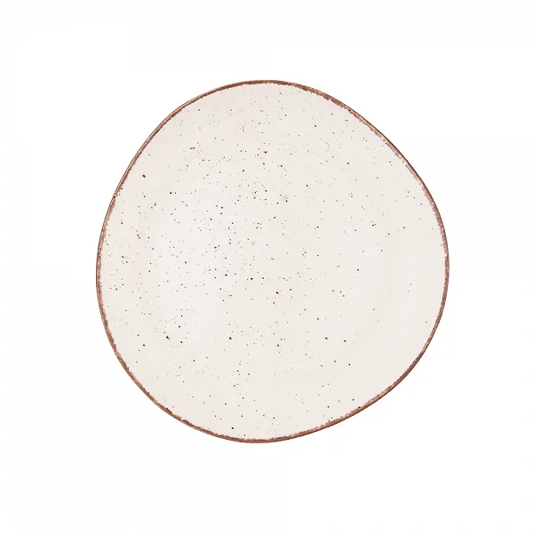 ALTOM DESIGN ORGANIC SAND Porcelanowy talerz deserowy 19,5 cm 