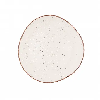 ALTOM DESIGN ORGANIC SAND Porcelanowy talerz deserowy 19,5 cm 