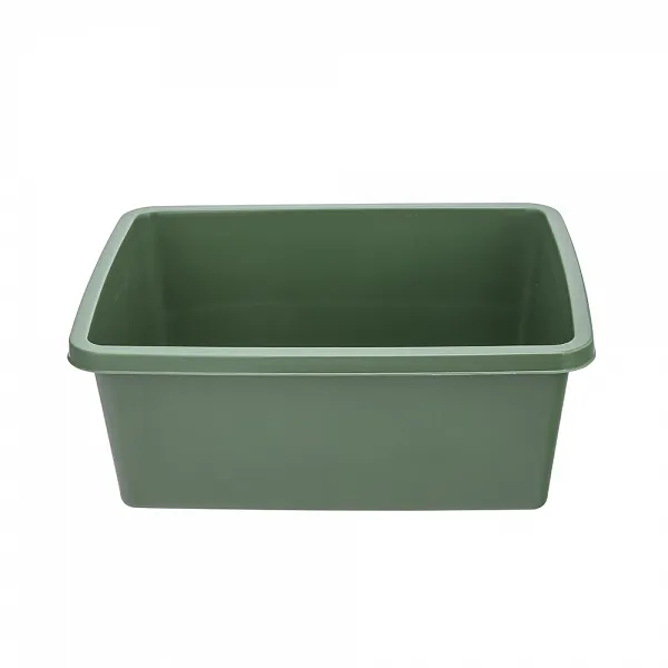 ALTOM DESIGN miska prostokątna plastikowa 33,7x26,8cm 8 l zielona