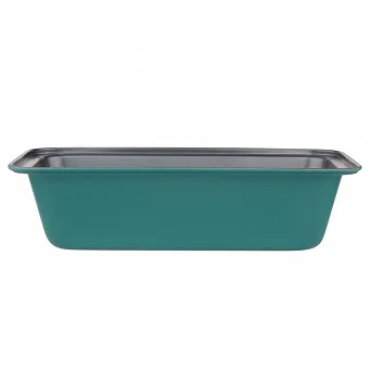 ALTOM DESIGN forma / blacha do pieczenia 27x14x7 cm non-stick tłoczona zielona