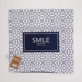 ALTOM DESIGN HAMPTON SMILE poszewka dekoracyjna 40x40cm